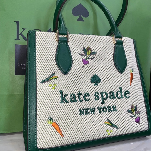 Kate spade veggie small tote nwt - Picture 4 of 7